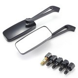 Universal Cnc Aluminum Motorcycle Handle Bar 8Mm 10Mm Rear View Side Mirrors Cruiser Chopper